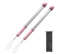 Cuerda de Combate Resistente con Bastones de Anclaje portátiles Ajustables - Equipo de Ejercicio Profesional para Gimnasio, Entrenamiento de Fitness al Aire , Entrenamiento de Entrenamiento de