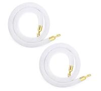 Cuerda de control de multitudes, Barrier for Crowd Control, Stanchion Rope Barriers for Posts Queue Pole with Polished Snaps,1/1.5/2/2.5/3meter,3.2CM(White,2meter)