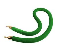 Cuerda de control de multitudes verde con núcleo de espuma de 2,5 m de largo, para vestíbulos de hotel, gestión de colas, cable de barrera duradero para espacios de eventos