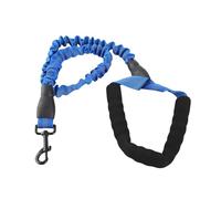 Cuerda de Correa para Perros Cuerda elástica, Mango cómodo de 3.28 pies para el Entrenamiento para Caminar, Alivio de Impulso de Perros de poliéster Control Flexible (Azul)