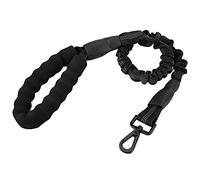 Cuerda de Correa para Perros Cuerda elástica, Mango cómodo de 3.28 pies para el Entrenamiento para Caminar, Alivio de Impulso de Perros de poliéster Control Flexible (Negro)