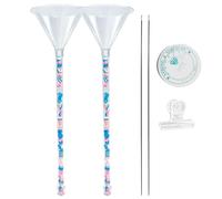 Cuerda de cuentas de arcilla - kit para la fabricación de pulseras con embudo y agujas de perlas | Herramienta Organizador de perlas de arcilla polimérica DIY - para la creación de joyas, regalos