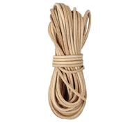 Cuerda de Cuero 2mm×5m para Manualidades, Cordón para Colgante, Pulseras y Bisutería DIY - Genuino Cuero de Vaca Color Primario