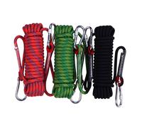 Cuerda de doble trenzado de diseño profesional Mountaineer's Choice, baja elasticidad para un descenso controlado, material de poliéster de