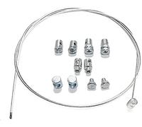 cuerda de embrague, universal embrague acelerador, cable de freno para motocicleta, kit de reparación para motocicletas de emergencia, cable de freno del acelerador, juego de reparación con (1M)