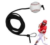 Cuerda de entrenamiento de bateo: herramienta de práctica de swing ajustable, mango de resistencia elástica, equipo de béisbol profesional | Entrenador deportivo portátil para equipo de entrenamiento
