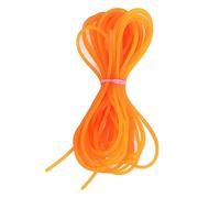 Cuerda de entrenamiento de tenis de 5 m Cuerda de tenis elástica de grado profesional Cordón de tenis de látex duradero para práctica en solitario Reemplazo de cuerdas de tenis (Naranja 2,3 mm/0,09