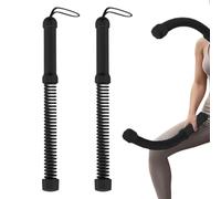 Cuerda de entrenamiento genérica Battle Rope - Equipo de fitness inalámbrico para culturismo - Equipo de fitness de 2 piezas para principiantes, atletas, profesionales ocupados y residentes de