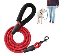 Cuerda de entrenamiento para perros, cinturón de tracción para mascotas, reflectante, cómoda correa de perro resistente con mango acolchado para cachorros