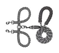 Cuerda de entrenamiento para perros, cuerda de entrenamiento para perros,Doble cachorro de plomo a pie | ROTACIÓN ALTENCIÓN DE LA DE LA DE LA DE LA EN LA TARJETA PEID SCROTTO ABBRO ÁBRICO