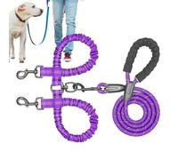 Cuerda de entrenamiento para perros pequeños, cuerda de tracción de perro,Doble tracción de plomo Splitter | Adjuctable cómodo gato cachorro plomo amortiguador absorbente de entrenamiento