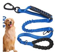 Cuerda de entrenamiento para perros - Sin plomo de entrenamiento de tracción - mango flexible, tractor ajustable para perros de gran raza, cinta adhesiva para mascotas para golpes