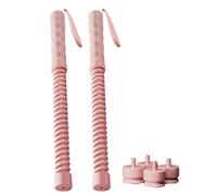 Cuerda de entrenamiento portátil - Conjunto de dos cuerdas ponderadas Abs de acero inoxidable, equipo de resistencia portátil ajustable | Equipo de ejercicio completo del cuerpo para boxeo aeróbico