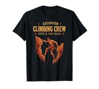 Cuerda de Escalada de ascensión y Roca roja Camiseta