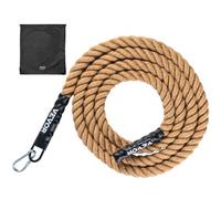 Cuerda de escalada para gimnasio VEVOR, 1,5" de diámetro, 15 pies de largo, cuerda de entrenamiento físico para gimnasio, cuerda de ejercicio para adultos, cuerda de escalada para fitness y entrenamie