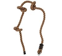 Cuerda de Escalada para niños Alta tenacidad Sin Rebabas 3 Nudos Cuerda para Columpio de árbol Colgante Seguro para balcón Jardín Juego al Aire Libre Material plástico 195 cm