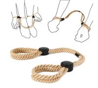 Cuerda de esclavitud ajustable de restricciones sexuales de BDSM, cuerda de esclavitud de restricciones sexuales de adultos Cuerda de BDSM Pulsas sexy Correas de piernas Esclavitud