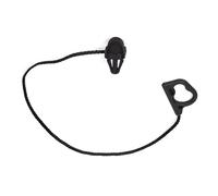 Cuerda de estante compatible con Opel para CORSA D/E 2007-2015, bandeja de portaequipajes, cubierta tonneau, cable de estante de paquete de coche, color negro 13367836
