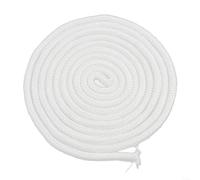 Cuerda de estufa de fibra de vidrio de 10 mm de longitud, sello elástico suave para quemador de leña, puerta, chimenea, caldera, horno industrial, alta temperatura (8 mm* largo)
