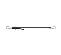 Cuerda de extensión de red de tenis ajustable con ganchos a presión para configuración de cancha de voleibol, cuerdas elásticas de goma y nailon de larga duración, accesorio deportivo portátil, cable