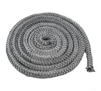 Cuerda de fibra de vidrio para juntas de estufa de leña, sello de puerta, resistente al calor hasta 1100 F, compatible con puertas de estufa y caldera (18 mm x 2 m)