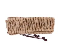 Cuerda de fibra natural para decoración de lengüetas de acero, anillos tejidos para tambores de mano, hechos a mano