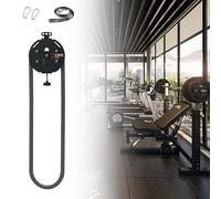 Cuerda de fitness ajustable para entrenamiento de la parte superior del cuerpo, sistema de máquina de cable de polea con resistencia, cuerda de nailon para resistencia muscular