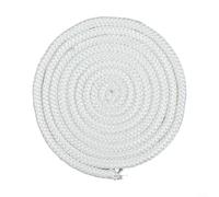 Cuerda de fuego de fibra de vidrio de 2 m de longitud para estufa de leña, sello de puerta, junta de quemador de leña y elástico para chimenea, horno de caldera (8 mm)