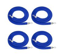 Cuerda de gestión de colas con ganchos de metal, cuerdas de seguridad duraderas para grandes eventos, ferias comerciales y cines, ideal para control de multitudes y organización de líneas