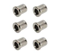 Cuerda de guitarra a través del cuerpo, puntas de cuerda de guitarra duraderas y fáciles de instalar para bajo (Plata)