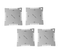 Cuerda de guitarra de acción, medidores de radio con muescas de acero inoxidable para guitarra, bajo, calibradores de radio con muescas, herramientas Luthier, regla de altura de cuerda ajustable