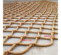 Cuerda de Hamaca de Red de Seguridad para Escalada de 8 mm - Protección anticaídas para niños en Balcones y escaleras, Correa de cáñamo Duradera, Accesorios de Escalada Seguros para Jugar y