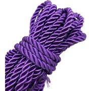 Cuerda de Jardín 5yards/Lot 6mm 3-Strand Paracord Rope For Home Decoration Accessories DIY Handmade Home Textile Decoration para jardinería (Color : 16)