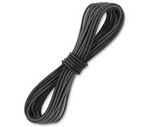 Cuerda de Látex Elastica Cuerdas Redonda Bungee 10mx4mm Cuerda Elástica Multifuncional para Remolques Toldos Lonas Costura Camping Negro