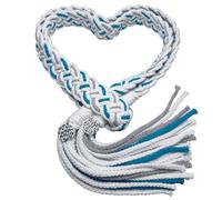Cuerda de lazo de boda, cordón de boda tradicional con patrón celta rústico, cordón de lazo para Boda, cordón de boda para ceremonia de boda católica tradicional, regalo de novia (azul 2)
