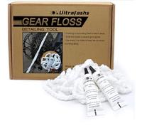 Cuerda de limpieza de microfibra con crema lubricante, para limpiar zonas difíciles de limpiar como poleas de transmisión de bicicletas, tornillos de plomo de impresora 3D, etc. (40 cuerdas de