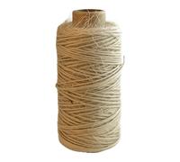 Cuerda de Lino marrón Natural, Cuerda de Yute, Yute Rollo,1 mm x 100 m, Cuerda de Lino Fina, para Envolver Regalos, decoración de Flores, proyectos de jardín, Creaciones de Bricolaje
