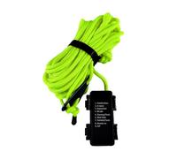 Cuerda de luces LED - Impermeable y resistente al viento, cable reflectante de seguridad nocturna | Fijación de tienda de campaña al aire libre, excursión, senderismo, mochilero, equipo portátil de