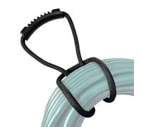 Cuerda de manejo de manguera, organizador para cable de extensión de alto rendimiento, correa de almacenamiento ajustable, soporte para manguera de jardín multiusos con correa fuerte para manguera de