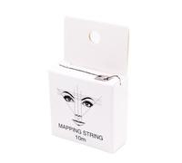 Cuerda de mapeo de cejas, herramienta de tinte de cejas, diseño práctico, juego de herramientas de mapeo de cejas preteñidas, accesorios de maquillaje de carbón, juego de plantillas para cejas