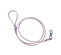 Cuerda de Metal para Perros Grandes, Correas para Perros para Caminar, Cable de alambre de acero para perros Cuerda para perros a prueba de masticaciones, Cable multiusos para cuerda exterior para per