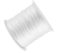 Cuerda de Nylon 0,8mm 100m para Macramé Bisuteria Bricolaje Collares Pulseras Joyas Tejidos Manuales Hecho a Mano Cordón DIY Multicolor