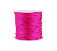 Cuerda de Nylon, Haofy 1 Rollo Cordón de Macramé Hilo de Nylon de 19 Colores, 100mx0,8mm Cordón DIY Bisuteria para Hacer Bricolaje Pulseras Collares Joyas Nudos Chinos Hecho a Mano