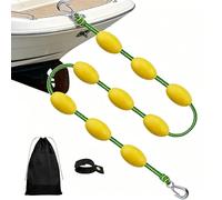 Cuerda de para Barcos - Líneas Resistentes de Doble Gancho | Cuerda de para Barcos de 60 pies para Tubos | para Deportes acuáticos Kayak Wakeboard Deriva Embarque Nave