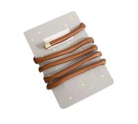 Cuerda de pelo de piel francesa, trenzada, diseño de cuerda de pelo trenzado, lazo de poliuretano, versátil, N5K2, pelo de alta gama, pelo único
