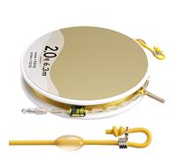 Cuerda de pesca trenzada, nailon de pesca en hielo, alambre de trenzado versátil, líneas de líder de empalme portátil, alambre trenzado sin nudos para hombres, mujeres, 5 m/6 m/7,2 m, 1 paquete