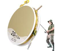 Cuerda de pesca trenzada - Sedal de pesca empalmable para manualidades - Cuerda de nailon trenzada resistente para pesca en hielo para hombres, novio, abuelo, etc