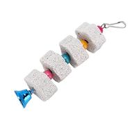 Cuerda de Piedra Mineral para Moler Pico de Pájaro para Loros, Hámsteres y Más, Segura para Mascotas, Accesorios para Jaula Incluidos