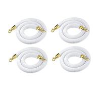 cuerda de pilares de terciopelo, Cuerda de terciopelo con ganchos clip dorados for control multitudes, 2.5-6.5 pies, paquete 4(4 Pack,4.5ft/137cm)
