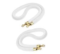 cuerda de pilares de terciopelo, Cuerda de terciopelo con ganchos clip dorados for control multitudes, 2.5-6.5 pies, paquete 4(2 Pack,2.5ft/76cm)